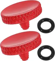 GAROZATION 2Pcs Soft Shutter Release Button for Cameras Threaded Design Knurled Buttons with Grip Enhances Stability and Control for Professional