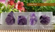 Cabochon Amethyst 1 pc Semi Precious Chakra Healing Crystal Meditation Stone