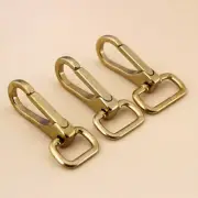 Swivel Snap Hook Buckle Brass Trigger Clasp Keychain Bag Leathercraft Materials