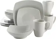 Gibson Home Zen Buffet Porcelain Chip and Scratch Resistant Dinnerware Plates, B