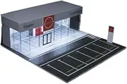 Alloy Car Model Toy Display Stand for NI&SS&an 1:64 car Showroom Lighting Parking lot Model st&or&ag&e car Model Collection Ornaments Car Garage Protection Collectibles