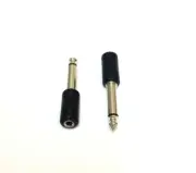 (2) Belkin Audio 6.3mm (1/4") Mono Phono Plug To 3.5mm Jack Adapter Connector
