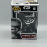 Captain Phasma Chrome Pop! Funko Action Figure Star Wars Smugglers Bounty 91 New