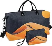 [ZRYSMY] Camels Desert Moon Duffel Bag for Traveling, Travel Bag Gym Bag, with Multiple Interior Pockets Shoulder Weekender Bag for Women Men with Toiletry Bag 20.5L x 1.9W x 13.8H, Multi-Colored, one