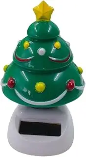 Christmas Car Ornament Solar Ornament Bobblehead Doll Christmas Modeling Ornament Gift Interior
