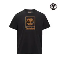 在飛比找蝦皮商城優惠-Timberland 中性黑色 Logo 短袖T恤|A41G