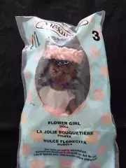 NIP McDonald's Madame Alexander Doll #3 Flower Girl 2003 African Black Poseable