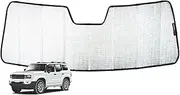 Genuine SNAPSHADES Front Windscreen Sun Shade for Toyota Landcruiser Prado 250 Series | Lexus GX (J250; 2023-Present)