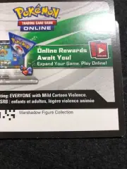 Sun & Moon Marshadow Figure Collection Box Code Pokemon Online TCGO SM85 Promo