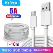 Long Micro USB Fast Charging Charger Cable for android Smart Phone 1/2/3/5/8/10m