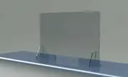 SNEEZE GUARD CLEAR ACRYLIC 1/8" THICK DIVIDER SHIELD CHECKOUT COUNTER DESK SALON