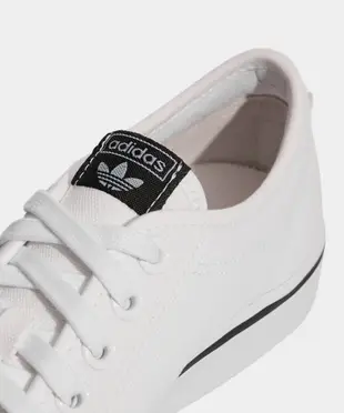 adidas Nizza Trefoil 低筒 復古帆布鞋 白色 HQ6940/ 25.5 cm
