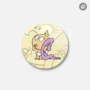 The Loud House Cartoon Lily Loud | 4'' X 4'' Round Decorative Magnet