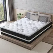 34cm Mattress STARRY EUCALYPT Bedding Euro Top - King Single