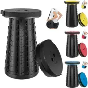 Telescoping Seat Lightweight Portable Fishing Chair Retractable Folding Stool US