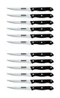 12 Steak Knives Dinner Set Stainless Steel Sharp Serrated Knife