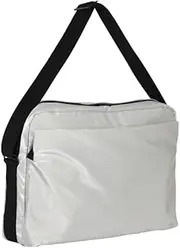 ACOC(アコック) Akok Women's Oversized Messenger Bag, Silver, Silver, Free Size