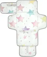 Reusable Portable Changing pad with Tissue Pocket Portable Baby Changing pad with Built-in Pillow