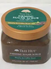 Tree Hut Firming Sugar Scrub Mocha & Coffee Bean 18 Oz New