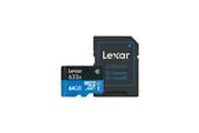Lexar 64GB Micro SD Card SDXC UHS-I High Performance 633x 95MB/s U3 4K Mobile Phone TF Memory Card