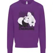 Climate Change Polar Bears Environment Kids Sweatshirt Jumper