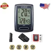 Compact Cycling Computer with IP65 Waterproof Rating and Easy Handlebar Mount