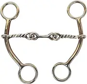 HILASON Goosetree Simplicity Bit Twisted Wire Dog Bone Mouthpiece | Horse Bit | Horse Bits Western | Walking Horse Bits | Training Horse Bit | Equine Bits | Bit for Horses
