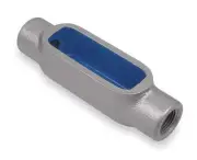 Abb C57 Conduit Outlet Body,Iron,1-1/2 In.