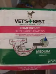Vet's Best Comfort Fit Dog Diapers - Disposable Female Dog Diapers -...