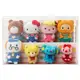 【震撼精品百貨】Hello Kitty 凱蒂貓 (HELLO KITTY ACTION for the LOVE)8入絨毛組-綜合家族圖案 震撼日式精品百貨