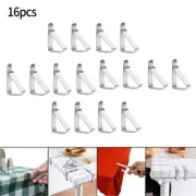 Stainless Steel Tablecloth Cover Clips Picnic Prom Triangular Tablecloth Clamps