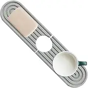 Kitchen Sink Splash Guard,Kitchen Sink Absorbent Guard - Faucet Drip Catcher Tray Pad for Bathroom Countertop