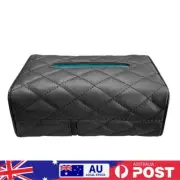Car Tissue Box Case Leather Seat Back Tissue Box Case Headrest Paper Cover Case