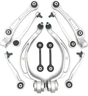 10pcs Front Upper Lower Control Arm Stabilizer Links Suspension Compatible For Audi A4 A5 S4 Q5 Quattro 2011 2012 2013 2014 2015(13-15)