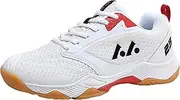 [JiuQing] Men's Badminton Shoes Table Tennis Sneakers Breathable Non-Slip Cross-Training Sports Shoes