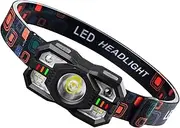 Headlights - Led Head Lamp | Rechargeable Headlight | Portable Motion Sensor Headlamp | Detachable Sensing Head Light with 5 Lighting Modes | Fast Charging Working Lamp | Waterproof Light for