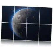 Sound Proof Foam Panels for Walls, 8 Pack Acoustic Panels, Blue Planet