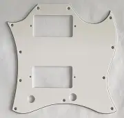 Guitar Pickguard For Gibson US SG Standard Full Face Style,3 Ply White