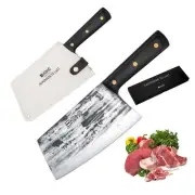 Meat Cleaver Knife Heavy Duty Bone Chopper, High Carbon Steel Hand Forged Meat