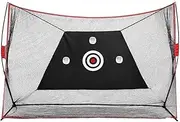 Golf Training Accessories 3m Big Golf Net Trainer Set Holder Shelf Indoor Outdoor Swing Cutting Chipping Practice Accessories Golf Practice Net