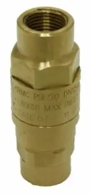 RMC PRESSURE GUARD PSL50 15mm Female & Female *Aust Made- 350kPa Or 500kPa