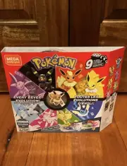 NEW!!! Mega Construx Eevee Evolution Set