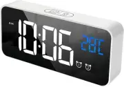 Digital Alarm Clock, Bedside Digital Clock for Kids Teens Adult, Large LED Clock