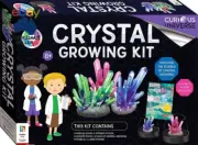 Curious Universe Crystal Growing Kit - STEM Learning Set with Crystal Display Ca