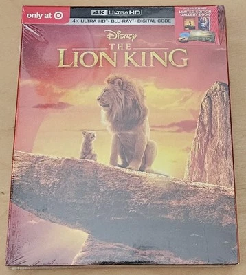 Disney Lion King ( 4K Ultra HD + Blu-Ray ) New Sealed Target Exclusive Book