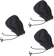 Ipetboom 3 Pcs Nylon Material Hair Dryer Bag Diffuser Cover Wind Shield for Styling