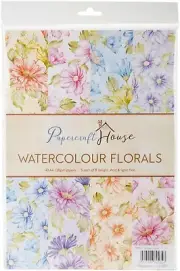 Papercraft House - Watercolour Florals 40 pgs, NEW