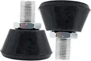 Abaodam Adjustable Toe Guard Rubber Roller Skate Brakes Toe Stopper for Roller Skates
