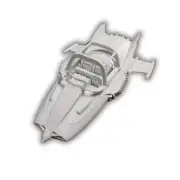 Supercar with interior Mike Mercury 6.3" length Science fiction Models Kits DIY