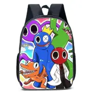 Rainbow Friends Backpack Kids Children School Bags Travel Backpacks For Boys Girls -NMAOV C